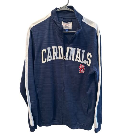 Men’s MLB STL Cardinals Full Zip Jacket. Size Medium - Picture 1 of 4
